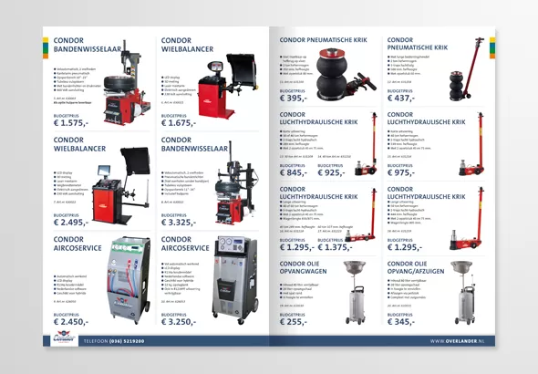 Condor folder budget special