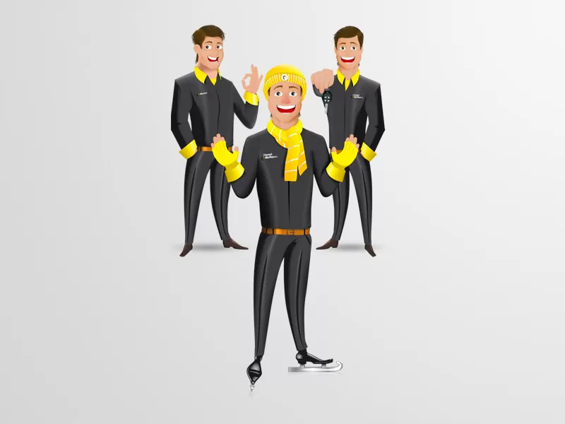 Henri Nefkens character design 2