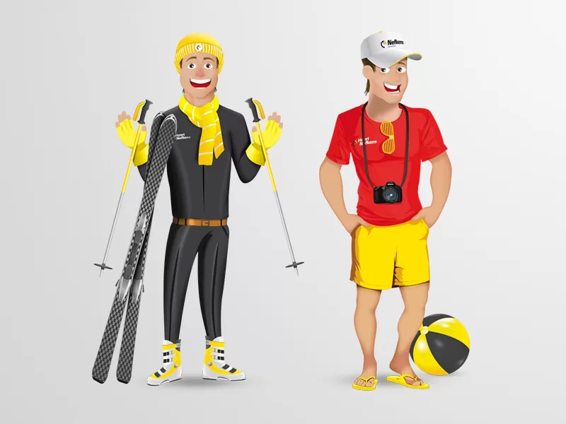 Henri Nefkens character design 5