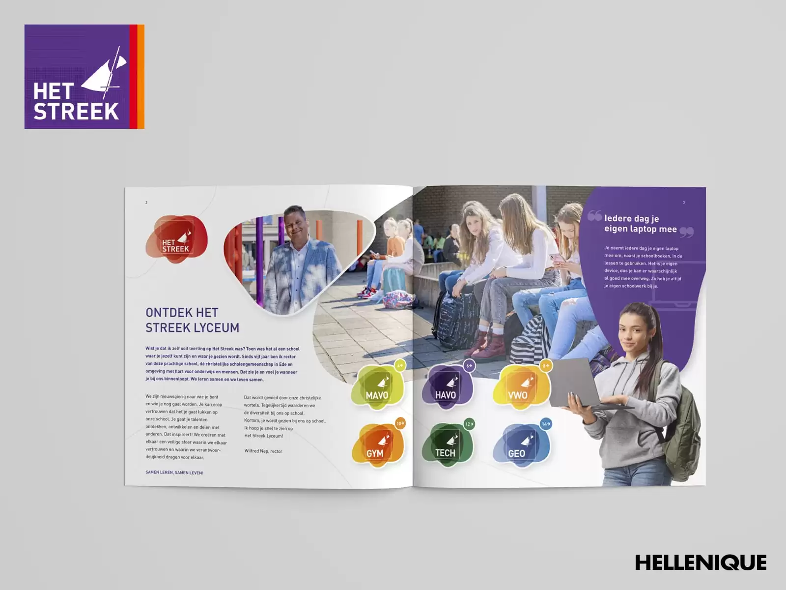 Nieuwe huisstijl scholengemeenschap Het Streek 11