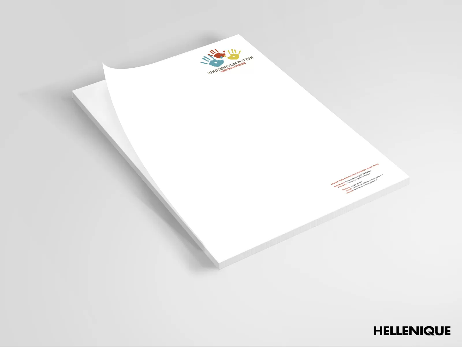 Kindercentrum Putten briefpapier 2