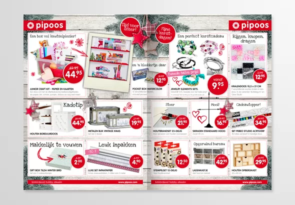 Folder en brochure Pipoos