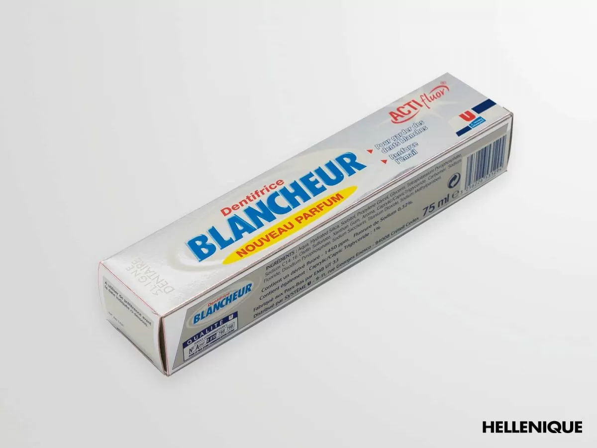 Blancheur tandpasta Verpakking