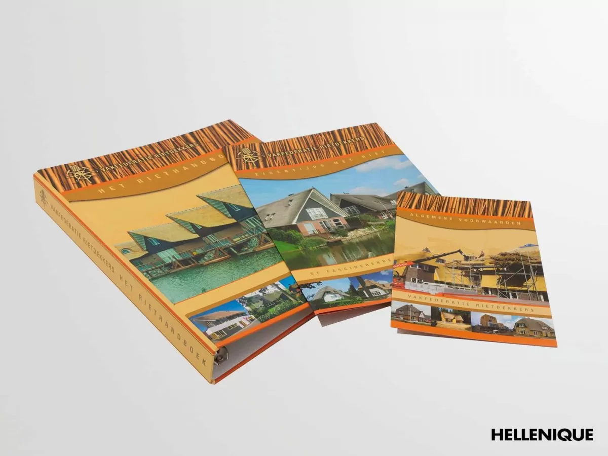 Vakfederatie Rietdekkers map en brochures