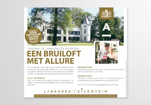 Advertentie Landgoed de Salentein 2